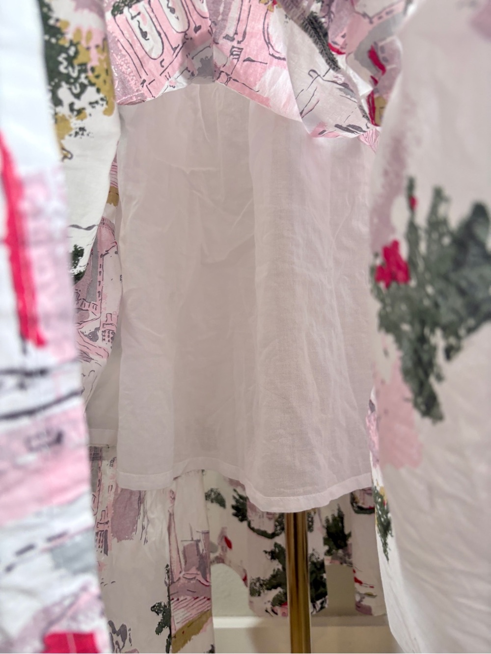 Anthropologie Lazybones Cityscape Cotton Dress Size Small - Picture 8 of 10